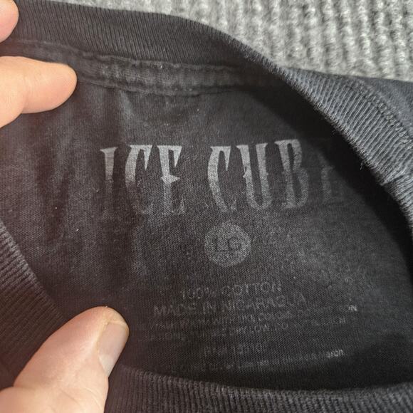 Ice Cube Shirt Mens LARGE Black It Was A Good Day Rap Graphic Tee Hip Hop - Picture 9 of 9